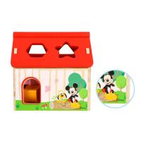 Disney Mickey Mouse Houten Vormenhuis – 11 delig – Sorteerspel – Vanaf 12 maanden